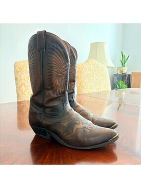 Boulet Canada Vintage Cowboy Boots  Men's Size 10 2E Genuine Leather